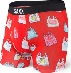  SAXX VIBE BOXER BRIEF RED NO THANK YOU L