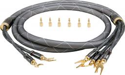 Kabel Quistcable Banan x2 - Banan x4 4m szary (HIGH END LSC/BW4 4,0M)