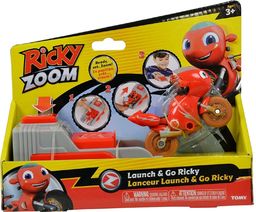 Tomy Ricky Zoom wyrzutnia+figurka: Motocykl Ricky