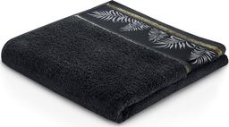  AmeliaHome Ręcznik kąpielowy Pavos czarny 70x140 cm