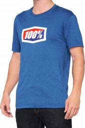  100% T-shirt 100% OFFICIAL krótki rękaw blue roz. L (NEW)