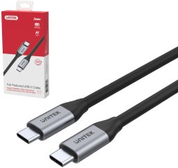 Kabel USB Unitek USB-C - USB-C 2 m Srebrny (C14091ABK)