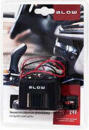  Blow Rozgałęziacz zapalniczki samochodowej 1XWT/2XGN + kabel CS-22 (5900804073710)