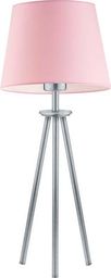 Lampa stołowa Lumes Lampka do sypialni na srebrnym stelażu - EX915-Berges - 18 kolorów Czerwony
