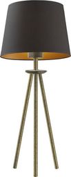 Lampa stołowa Lumes Elegancka lampka nocna na złotym stelażu - EX924-Bergel - 5 kolorów Granatowy