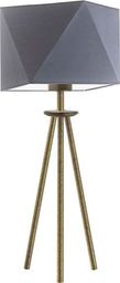 Lampa stołowa Lumes Lampa stołowa trójnóg na złotym stelażu - EX931-Soveti - 18 kolorów Jasny Popiel