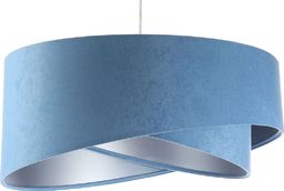 Lampa wisząca Lumes Niebiesko-srebrna welurowa lampa wisząca - EX996-Alias
