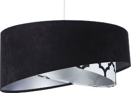 Lampa wisząca Lumes Czarno-srebrna asymetryczna lampa wisząca - EX997-Moslo