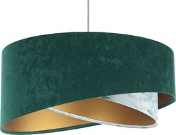 Lampa wisząca Lumes Zielona welurowa lampa wisząca - EXX11-Gelva