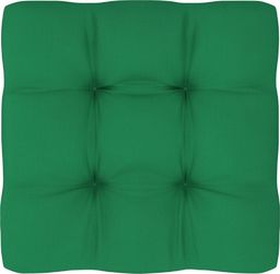  vidaXL Poduszka na sofę z palet, zielona 58x58x10 cm (314639)
