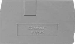  Degson Płytka końcowa do złączki szynowej 2.5mm2 DS2.5 DGN 4036