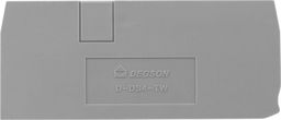  Degson Płytka końcowa do złączki szynowej 4mm2 DS4-TW DGN 4104