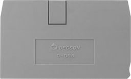  Degson Płytka końcowa do złączki szynowej 6mm2 DS6 DGN 4050