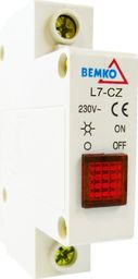  Bemko Kontrolka sygnalizacyjna 1-fazowa czerwona Wskaźnik obecności fazy lampka A15-L7-CZ Bemko 2013