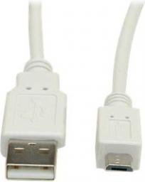 Kabel USB Secomp USB-A - 3 m Biały (11.99.8755)