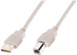 Kabel USB Digitus USB-A - micro-B 3 m Biały (AK-300105-030-E)