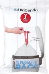 Brabantia Worki na śmieci rozmiar Y 20l 40 sztuk 116865