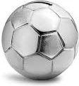Zilverstad Savings Box Football Silver plated,lacquered A6007260