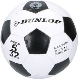  Dunlop Piłka nożna do nogi czarno-biała r. 5