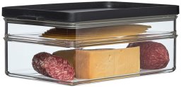 Mepal Pojemnik na wędliny i sery Omnia 500+1200ml Nordic Black 106417040400