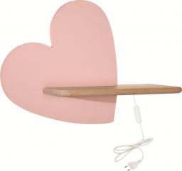 Candellux Kinkiet ścienny LED do pokoju dziecięcego różowy Candellux Heart dziewczęcy 21-84569