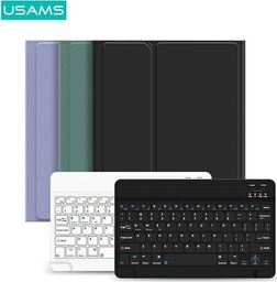  Usams USAMS Etui Winro z klawiaturą iPad Air 10.9" fioletowe etui-biała klawiatura/purple cover-white kayboard IP109YRU03 (US-BH655)