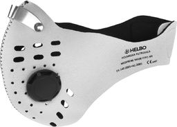 Maska antysmogowa Helbo Półmaska filtrująca neoprenowa FFP1 biała roz. L