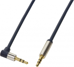 Kabel LogiLink Jack 3.5mm - Jack 3.5mm 3m niebieski (CA11300)