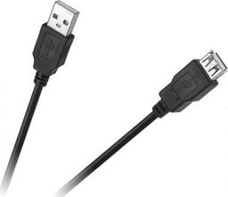 Kabel USB Cabletech USB-A - USB-A 1 m Czarny (KPO4013-1.0)