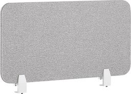  Beliani Przegroda na biurko 80 x 40 cm jasnoszara WALLY