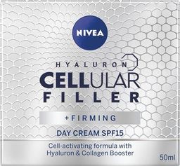  Nivea Hyaluron Cellular Filler + Ujędrnienie SPF15 przeciwzmarszczkowy krem na dzień 50ml