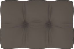 vidaXL Poduszka na sofę z palet, kolor taupe, 60x40x12 cm (315234)