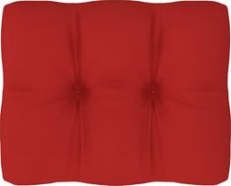  vidaXL Poduszka na sofę z palet, czerwona, 50x40x12 cm (314429)
