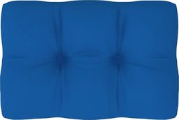  vidaXL Poduszka na sofę z palet, niebieska, 60x40x12 cm (314444)