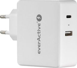 Ładowarka EverActive SC-600Q 1x USB-A 1x USB-C 3 A (SC600Q)