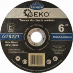 Geko Premium Tarcza do cięcia metalu 150x1.6 Inox (G78221)