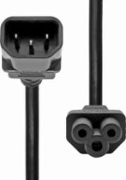 Kabel zasilający ProXtend ProXtend Power Cord C14 to C5 1M Black
