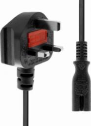 Kabel zasilający ProXtend ProXtend Power Cord UK to C7 2M Black