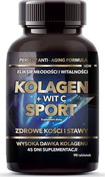 Intenson INTENSON_Eliksir Młodości i Witalności kolagen + witamina C Sport suplement diety 90 tabletek