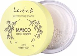  Lovely LOVELY_Sweet Kissing Powder Bamboo Loose Powder Ultra Matte Ultra Matte Skin transparentny matujący puder bambusowy do twarzy 5,5g