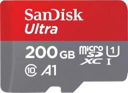 Karta SanDisk Ultra MicroSDXC 200 GB Class 10 UHS-I/U1 A1  (SDSQUA4-200G-GN6MA)