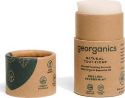 Georganics Mydło do czyszczenia zębów, English Peppermint, 60 ml