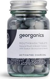 Georganics Naturalne tabletki do mycia zębów, Activated Charcoal, 120 tabletek
