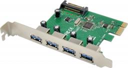 Kontroler ProXtend PCIe 2.0 x1 - 4x USB 3.0 (PX-UC-86260)