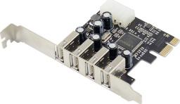 Kontroler ProXtend PCIe 2.0 x1 - 4x USB 2.0 (PX-UC-86250)