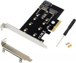 Kontroler ProXtend PCIe 3.0 x4 - M.2 B-key + M.2 M-key (PX-SA-10144)