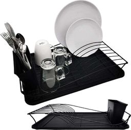 Brabantia Suszarka na naczynia CZARNA ociekacz do naczyń 43x32x11 cm