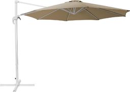  Beliani Parasol ogrodowy Savona beżowo-biały 300 cm 