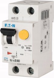  Eaton Wyłącznik różnicowo-nadprądowy 1P+N 25A 0,3A typ AC PFL6-25/1N/B/03 286453