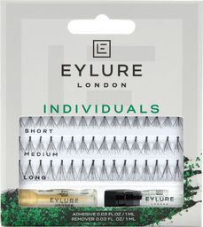  Eylure EYLURE kępki rzęs z klejem i środkiem do ich usuwania INDIVIDUALS Mix